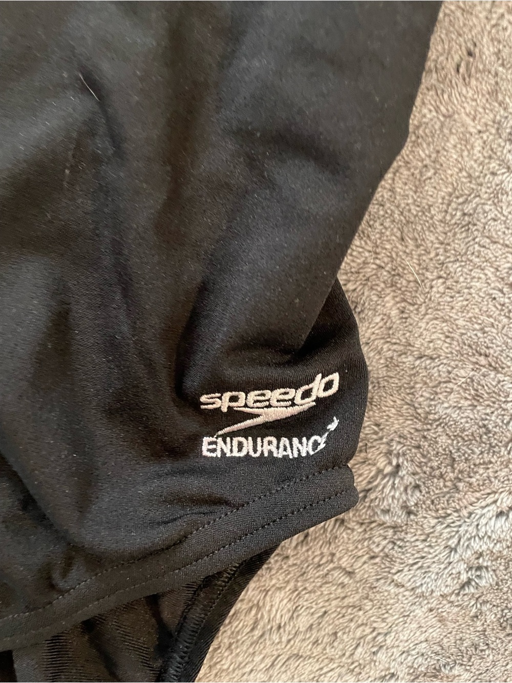 Speedo Endurance+ One Piece Swimsuit Women’s US Size 16/42 Black Racerback - Picture 4 of 11